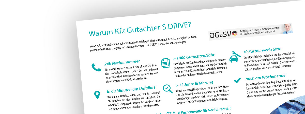 Warum Kfz Gutachter S DRIVE