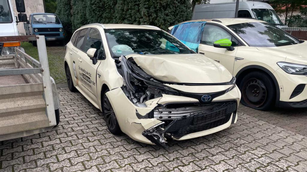 Wirtschaftlicher Totalschaden bei einem Taxi